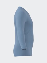 Синий - Базовый топ с длинными рукавами adidas Teamwear - Изображение 5 из 8