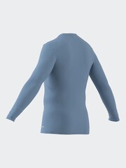 Синий - Базовый топ с длинными рукавами adidas Teamwear - Изображение 7 из 8