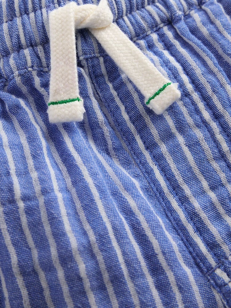 Boden Blue Double Cloth Shorts - Image 3 of 3