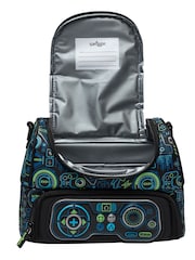 Smiggle Black Virtual Double Decker Lunchbox With Strap - Image 2 of 2