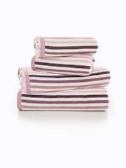 Deyongs Pink Bliss 100% Cotton Linear Stripe Towel - Image 2 of 3