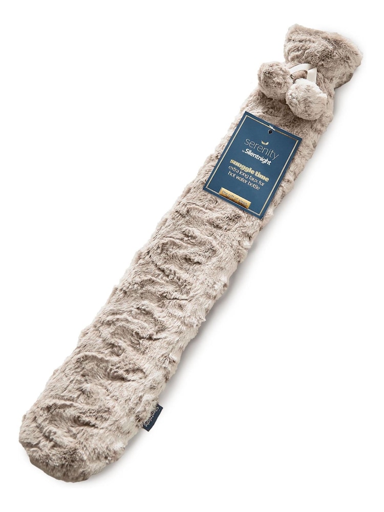 Silentnight Snow Leopard Serenity Extra Long Hot Water Bottle - Image 1 of 6