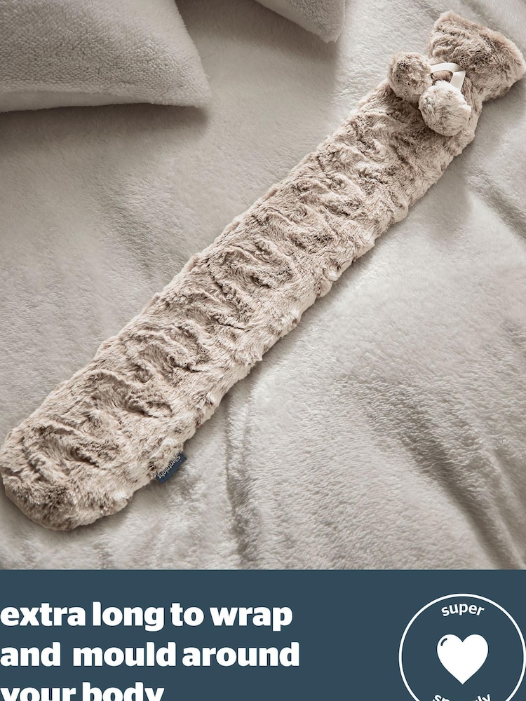 Silentnight Snow Leopard Serenity Extra Long Hot Water Bottle - Image 2 of 6