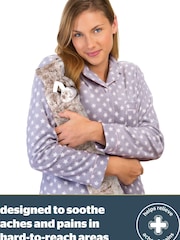 Silentnight Snow Leopard Serenity Extra Long Hot Water Bottle - Image 3 of 6