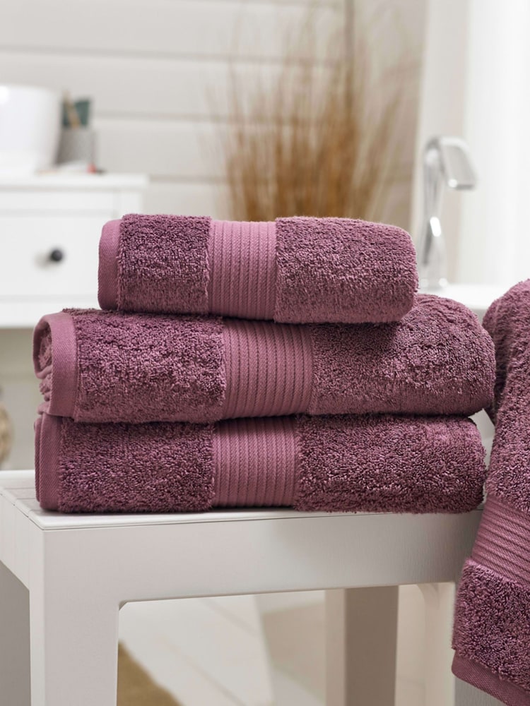 Deyongs Grape Bliss Supersoft 100% Cotton Towel - Image 1 of 2 Deyongs Grape Bliss Supersoft 100% Cotton Towel - Image 1 of 2