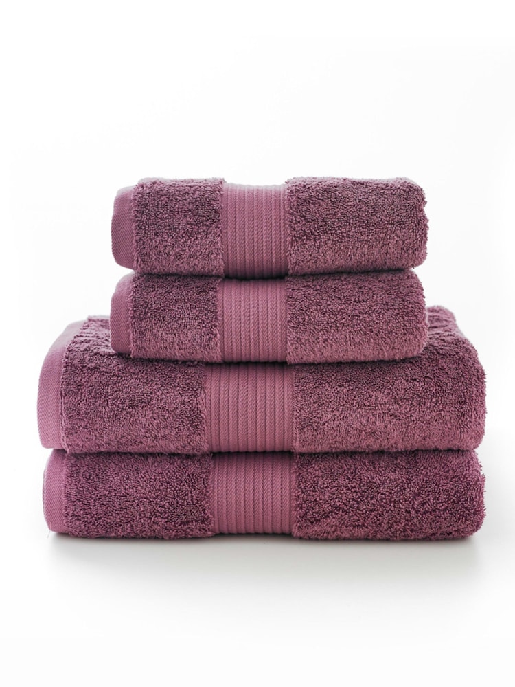 Deyongs Grape Bliss Supersoft 100% Cotton Towel - Image 2 of 2 Deyongs Grape Bliss Supersoft 100% Cotton Towel - Image 2 of 2