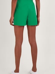 Monsoon Green Lilly Structured Shorts - Image 3 of 6