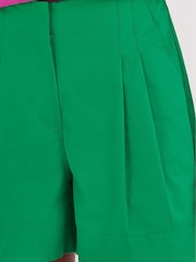 Monsoon Green Lilly Structured Shorts - Image 5 of 6