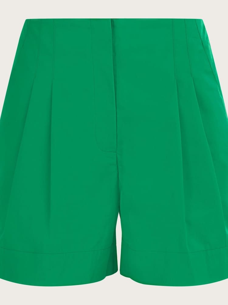 Monsoon Green Lilly Structured Shorts - Image 6 of 6