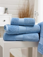 Deyongs Cobalt Bliss Supersoft 100% Cotton Towel - Image 1 of 2
