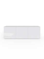 Frank Olsen White Smart LED TV Stand - Image 9 of 10