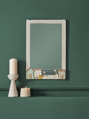 Light Natural Houses Wall Mirror - Image 1 of 5