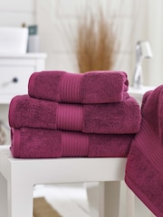 Deyongs Cerise Bliss Supersoft 100% Cotton Towel - Image 1 of 2