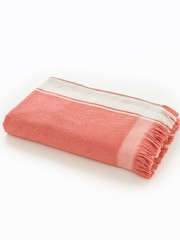 The Lyndon Company Pink Shoreline Stripe Beach Towel - Image 2 of 2