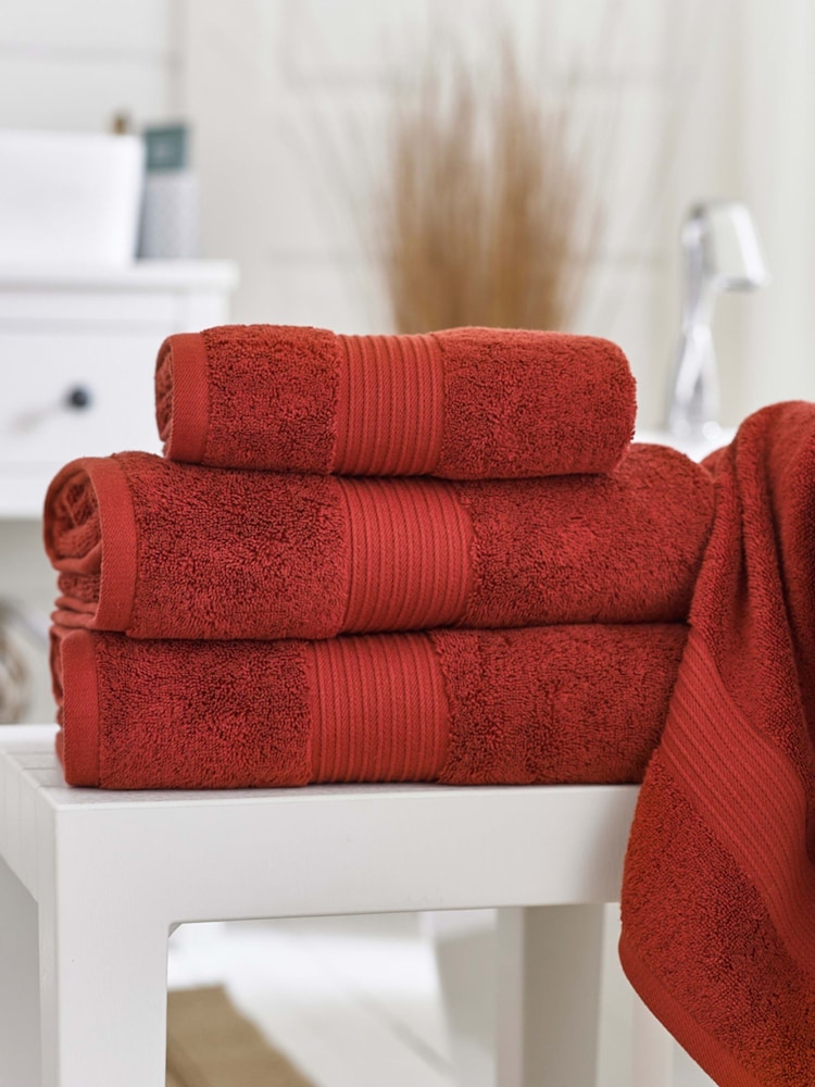 Deyongs Paprika Bliss Supersoft 100% Cotton Towel - Image 1 of 2 Deyongs Paprika Bliss Supersoft 100% Cotton Towel - Image 1 of 2