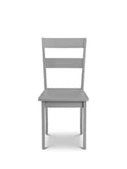 Julian Bowen Set of 2 Grey Kobe Dining Chairs - Image 3 of 3