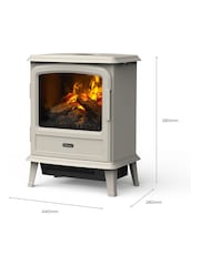 Dimplex Pebble Grey Evandale Electric Stove Fireplace - Image 6 of 7