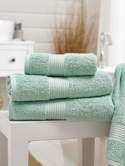 Deyongs Spearmint Bliss Supersoft 100% Cotton Towel - Image 1 of 2
