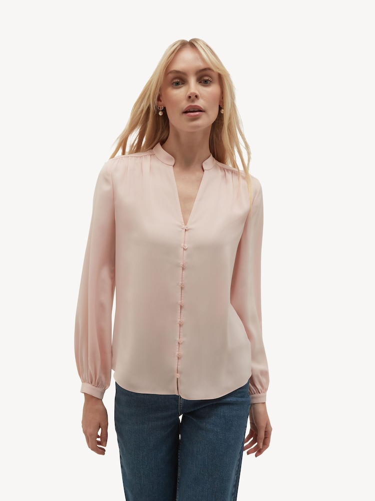 Hobbs Pink Blair Blouse - Image 1 of 5