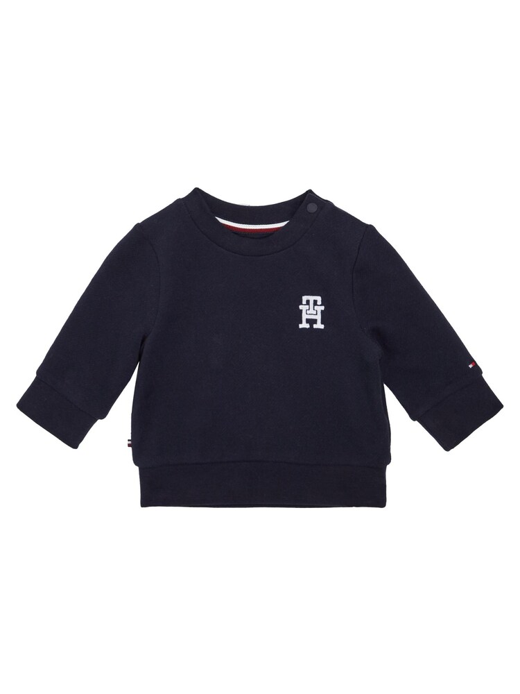Tommy Hilfiger Blue Baby Monogram Crew Suit Gift Box - Image 1 of 3 Tommy Hilfiger Blue Baby Monogram Crew Suit Gift Box - Image 1 of 3