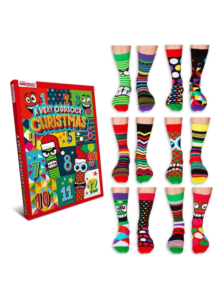 United Odd Socks – Weihnachts-Adventskalender Socken, 12 Days Of Oddsocks - Bild 1 von 3