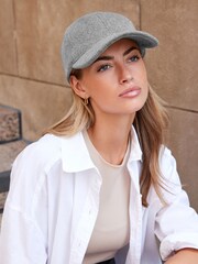 Grey Felt Cap - Image 1 of 5