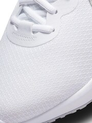Nike White Revolution 6 Running Trainers - Image 8 of 9