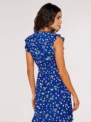 Apricot Blue Scattered Daisy Ditsy Dress - Image 2 of 4