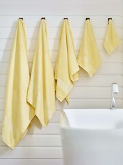 Deyongs Lemon Egyptian Cotton Embrace Towel - Image 2 of 4