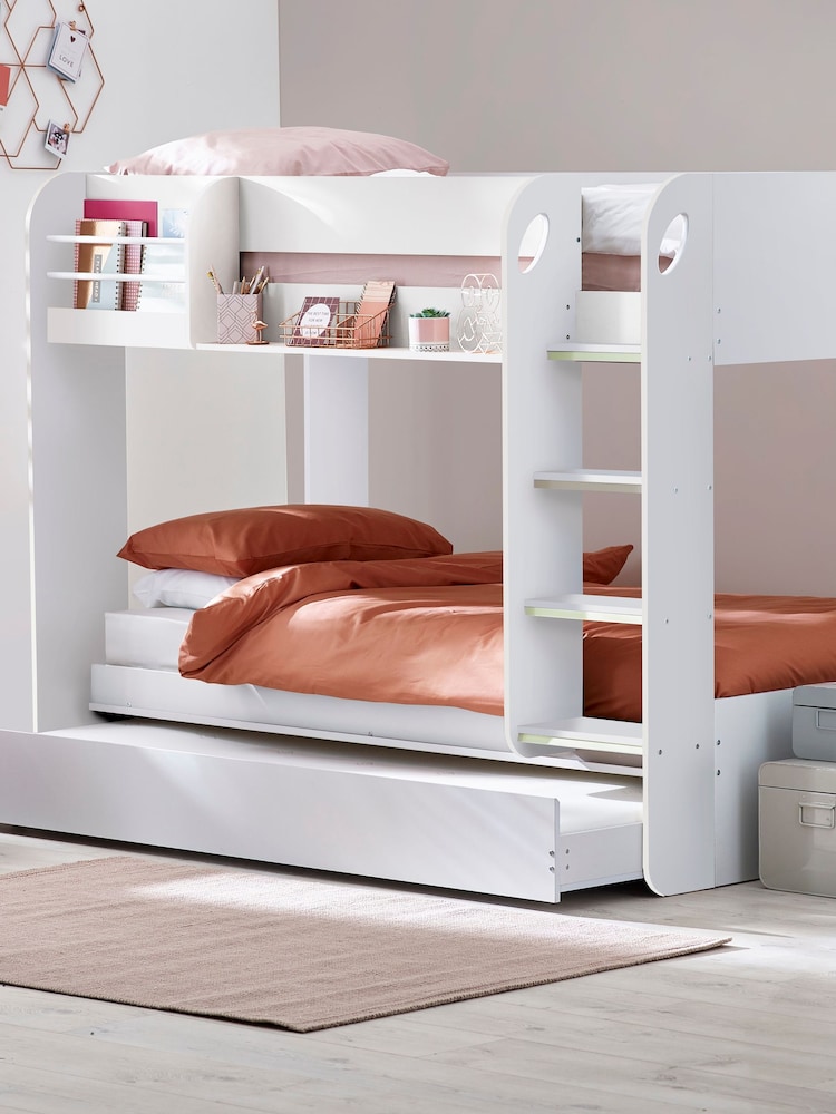 Julian Bowen All White Mars Bunk Under Bed - Image 1 of 4