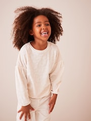 Ecru Cream Animal Cosy Fleece Pyjamas (3-16yrs) - Image 4 of 10