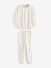 Ecru Cream Animal Cosy Fleece Pyjamas (3-16yrs) - Image 7 of 10