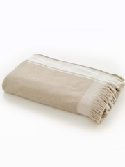 The Lyndon Company Stone Shoreline Stripe Beach Towel - Image 2 of 2