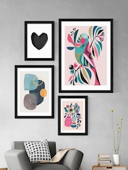 East End Prints Black Black Heart Framed Print - Image 3 of 4