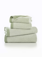 The Lyndon Company Sage Willow Weave Stripe Towel - Image 2 of 2