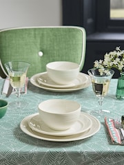 Nina Campbell 12 Piece White Meadow 12 Piece Dinner Set - Image 1 of 3
