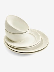 Nina Campbell 12 Piece White Meadow 12 Piece Dinner Set - Image 2 of 3