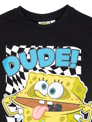Vanilla Underground Black 100% Cotton Spongebob Dude T-Shirt - Image 4 of 6