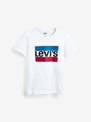 Levi's® White Kids Sports Logo 100% Cotton T-Shirt - Image 2 of 4