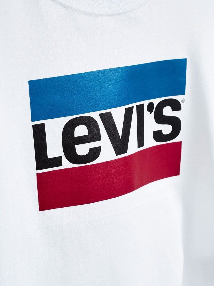 Levi's® White Kids Sports Logo 100% Cotton T-Shirt - Image 4 of 4