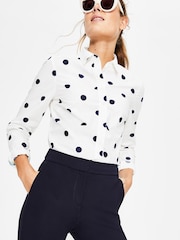 Boden Navy Blue Hampshire 7/8 Trousers - Image 4 of 6