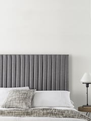 Catherine Lansfield Grey Headboard - Image 1 of 3