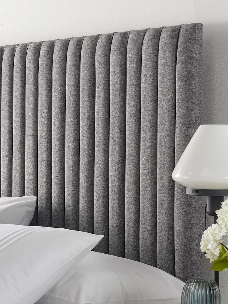 Catherine Lansfield Grey Headboard - Image 2 of 3