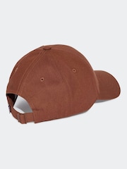 adidas Originals Brown Trefoil 100% Cotton Baseball Cap - Image 3 of 5