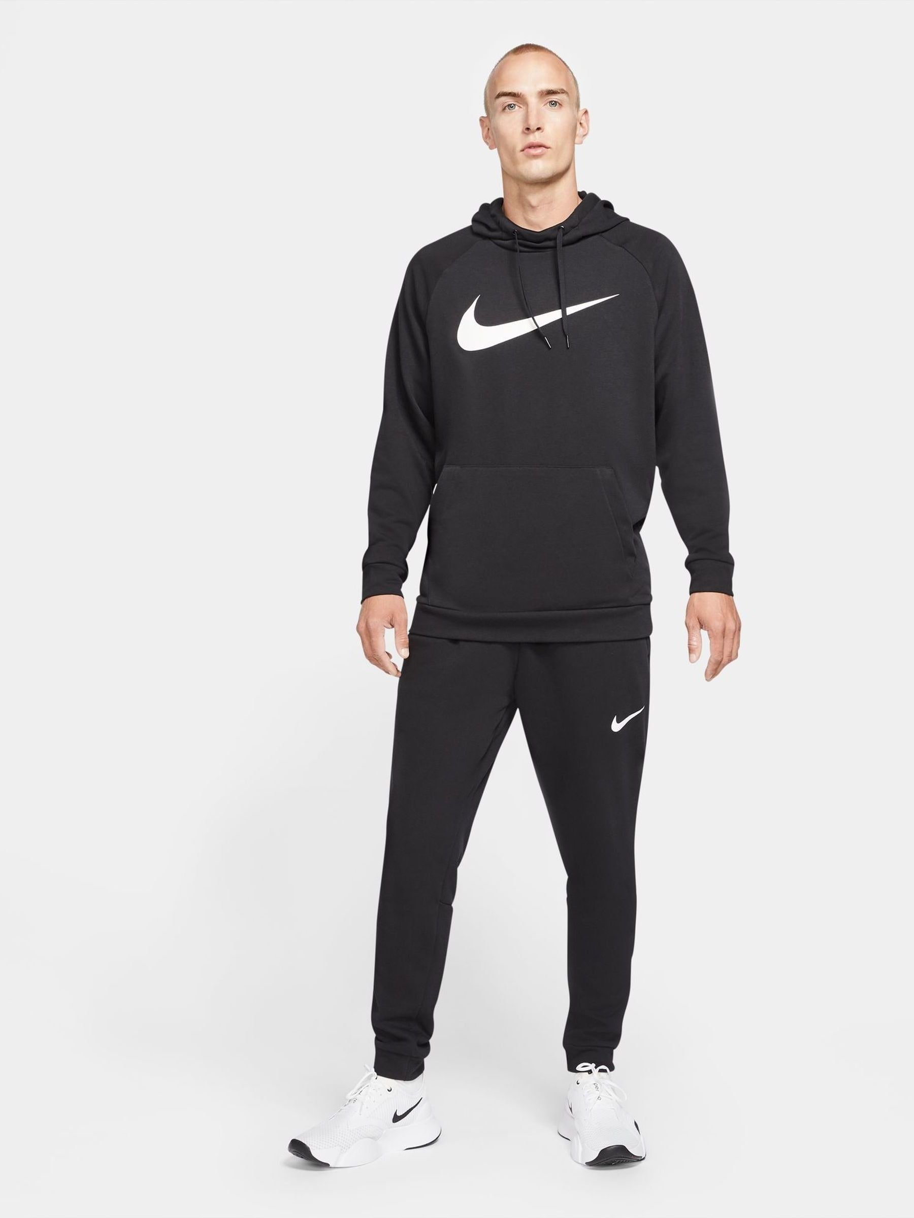 Buy Nike Black Dri FIT Tapered Training Joggers from the Next UK online shop