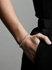 PILGRIM Silver Lucia Plated Crystal Bracelet - Image 3 of 3