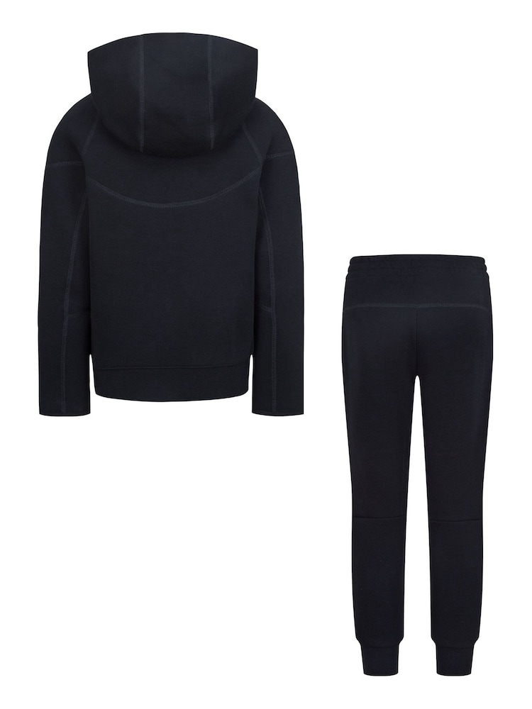 Nike Black Little Kids Tech Fleece Set - Image 2 of 7