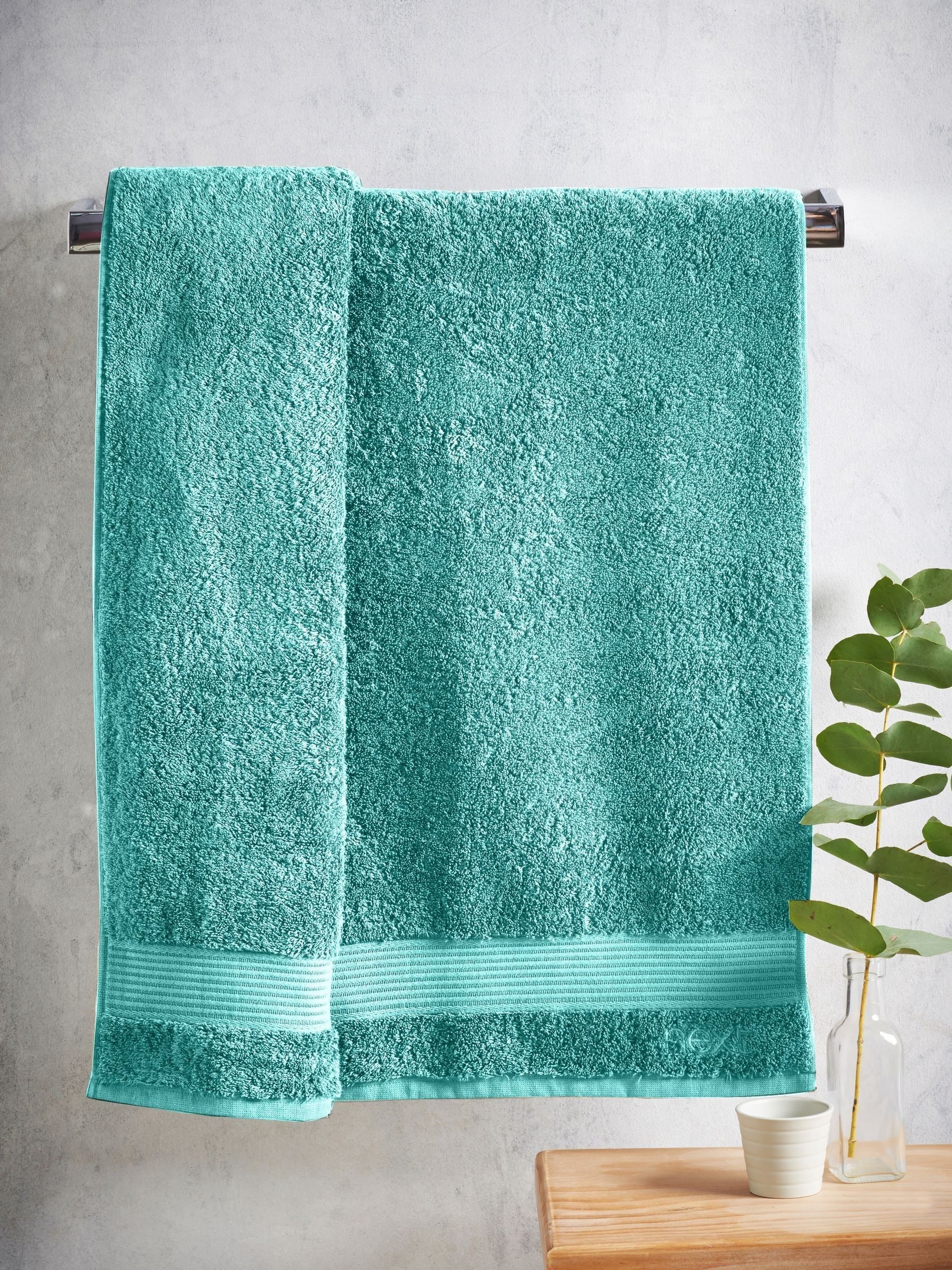 Blue green bath towels outlet