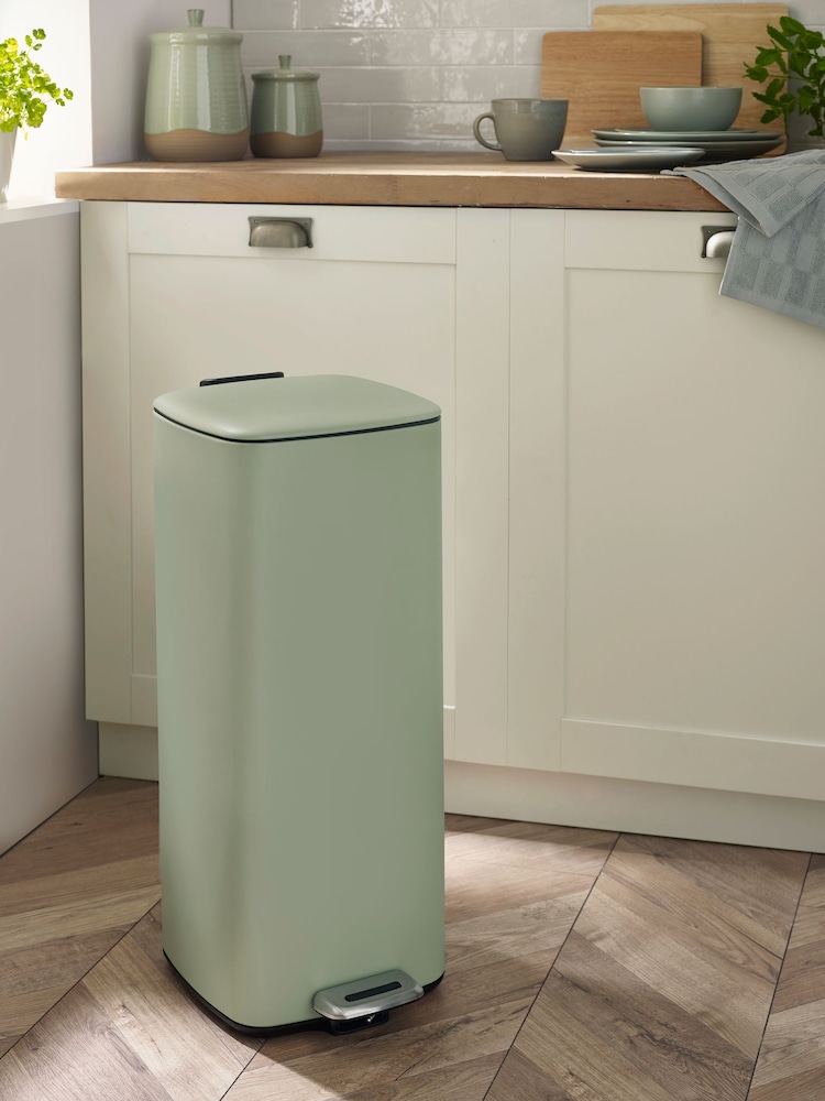 Cubo de basura de 30 l con pedal y cierre amortiguado - Imagen 1 de 5 Cubo de basura de 30 l con pedal y cierre amortiguado - Imagen 1 de 5