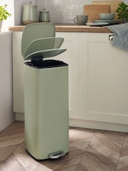 Cubo de basura de 30 l con pedal y cierre amortiguado - Imagen 2 de 5